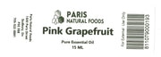 Paris Natural Foods Pink Grapefruit Essential Oil 15ml