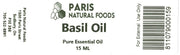 Paris Natural Foods Basil Essential Oil 15ml