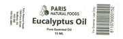 Paris Natural Foods Eucalyptus Oil 15ml
