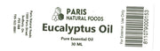 Paris Natural Foods Eucalyptus Essential Oil 30ml
