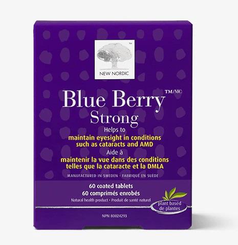New Nordic Blue Berry Strong 60tabs