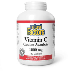 NATURAL FACTORS VITAMIN C 1000MG 180CAPSULES