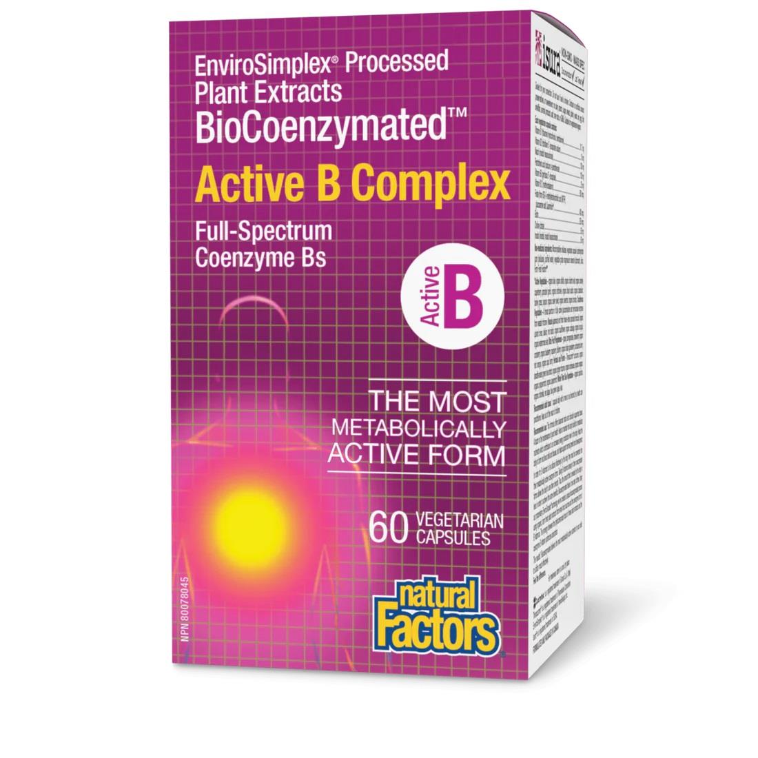 NATURAL FACTORS ACTIVE B 60VCAPS