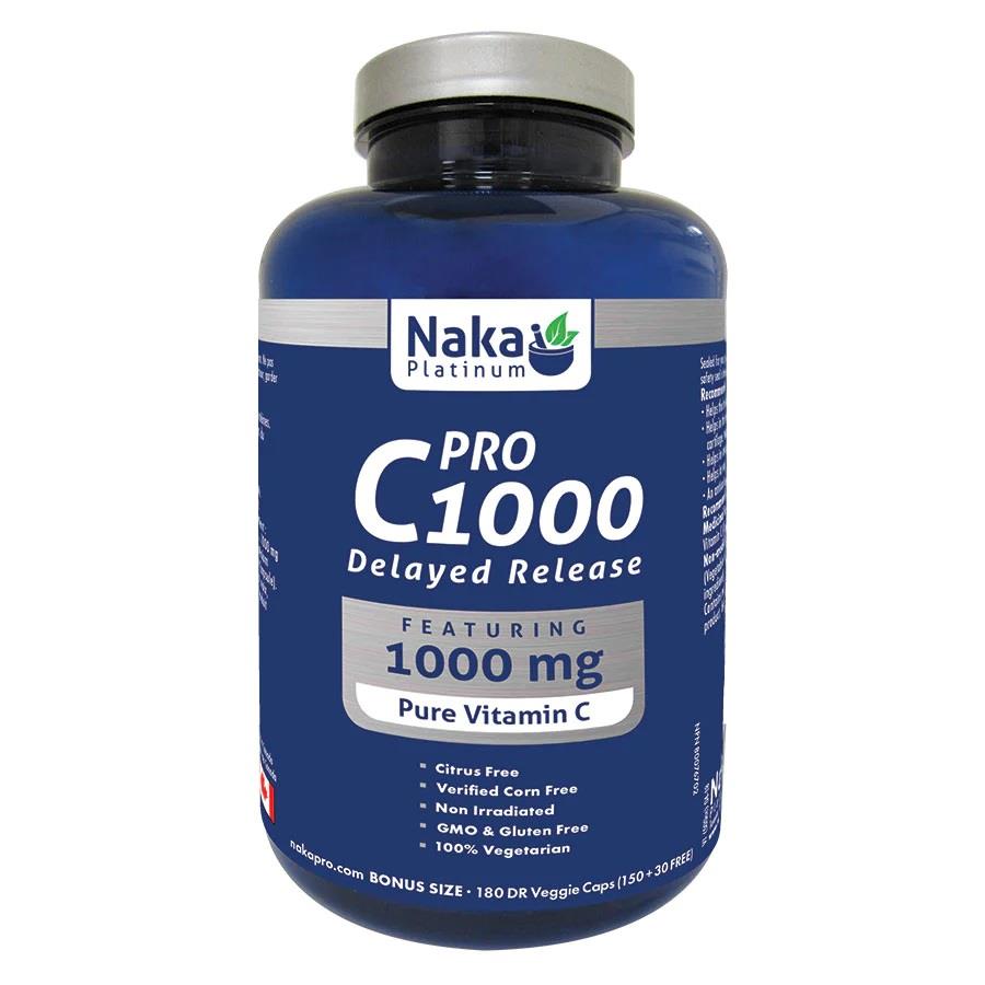 Naka Pro C1000 Delayed Release 180caps