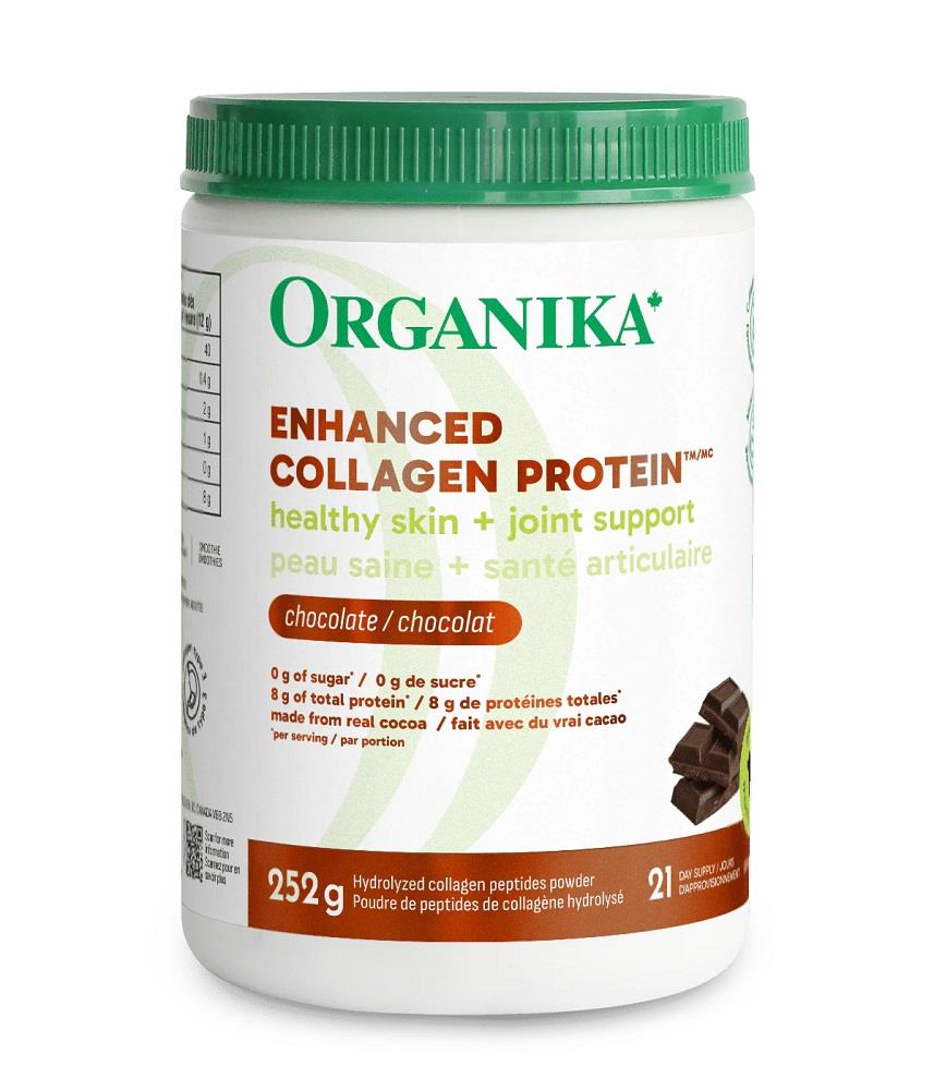 Organika Enhanced Collagen Protein Chocolate