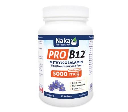 Naka ProB12 5000mcg 125 Sublingual Tablets