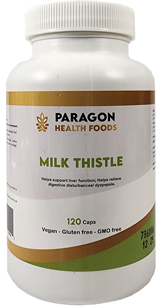 Paragon Health Foods Milk Thistle 120Vcaps