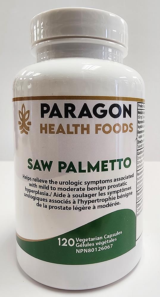 Paragon Health Foods Saw Palmetto 120vcaps