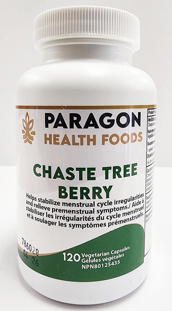 Paragon Health Foods Chaste Tree Berry 120vcaps