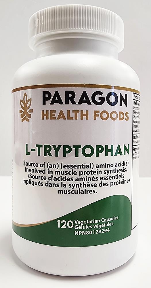 Paragon Health Foods L-Tryptophan 120Vcaps