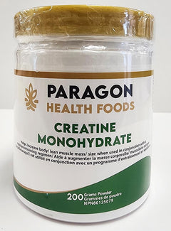 Paragon Health Foods Creatine Monohydrate Powder 200G
