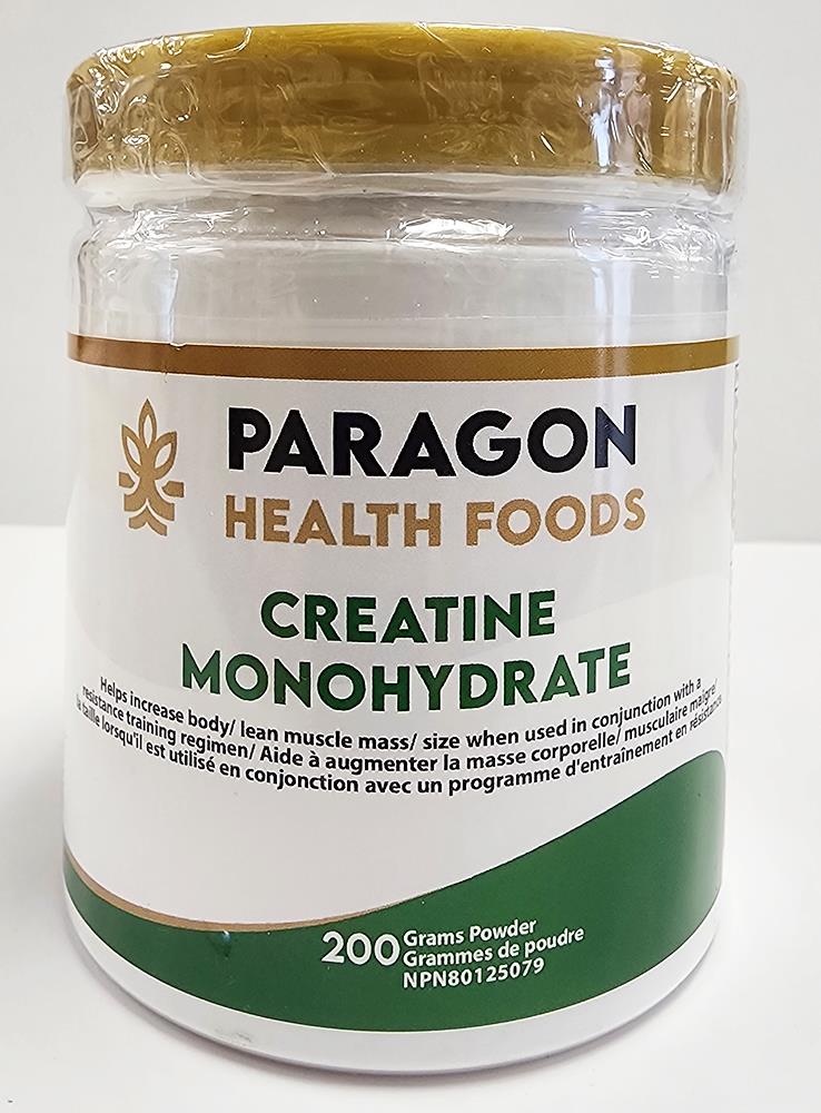 Paragon Health Foods Creatine Monohydrate Powder 200G