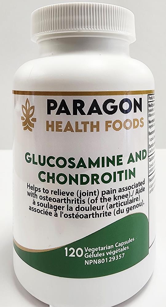 Paragon Health Foods Glucosamine and Chondroitin 120vcaps