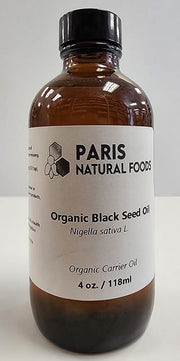 Paris Natural Foods Organic Black Seed Oil 118ml / 4oz.