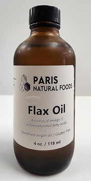Paris Natural Foods Flax Oil 118ml / 4oz.