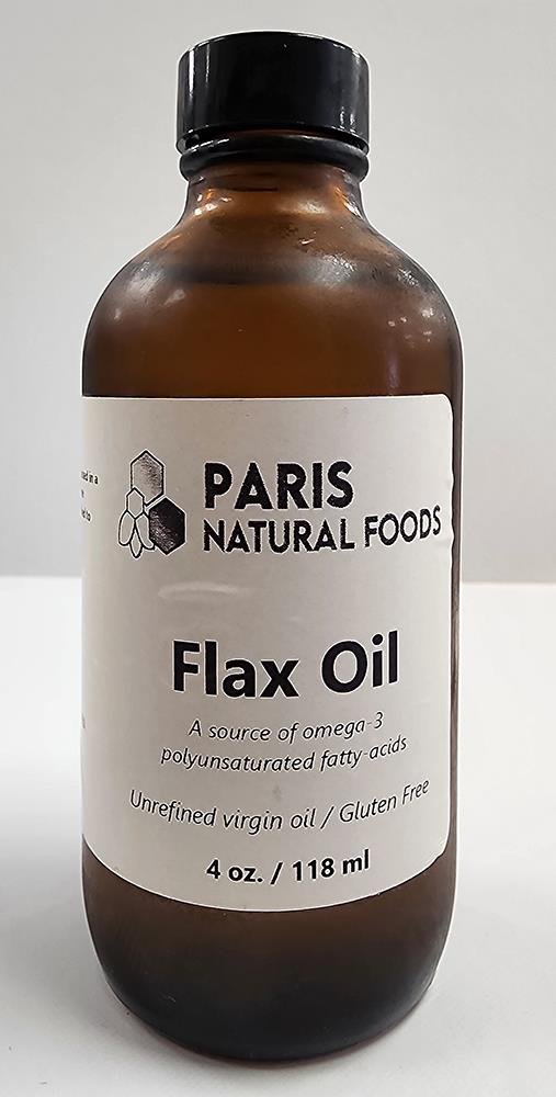 Paris Natural Foods Flax Oil 118ml / 4oz.