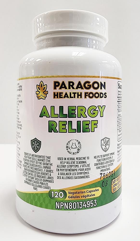 Paragon Health Foods Allergy Relief 120caps