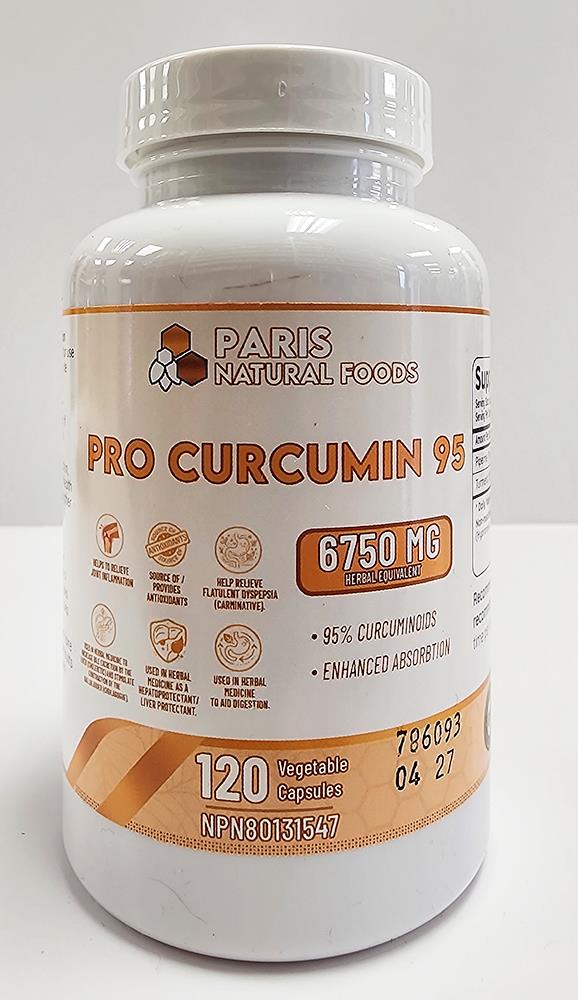 Paragon Health Foods PRO Curcumin 120vcaps