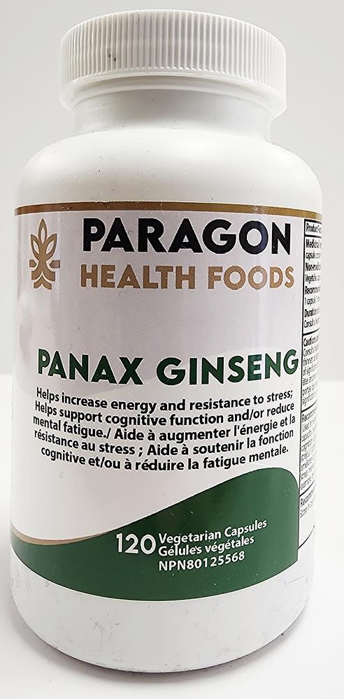 Paragon Health Foods Panax Ginseng 120vcaps