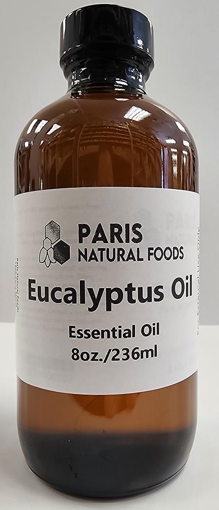 Paris Natural Foods Eucalyptus Essential Oil 236ml / 8oz.