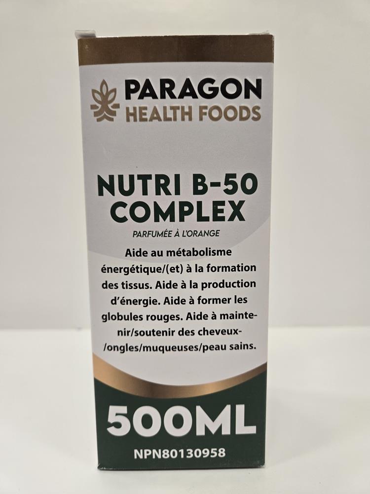 Paragon Health Foods Nutri B50 Complex 500ml