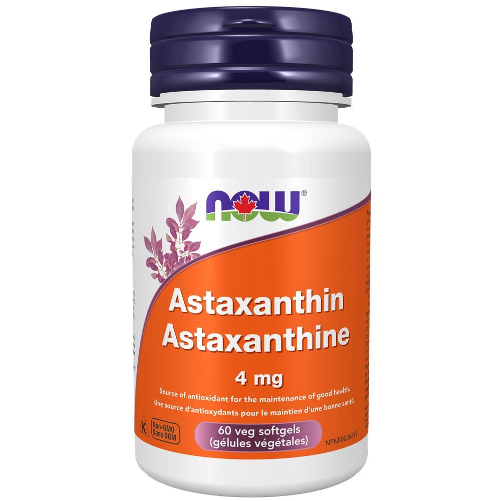 NOW Astaxanthin 4MG 60Softgels
