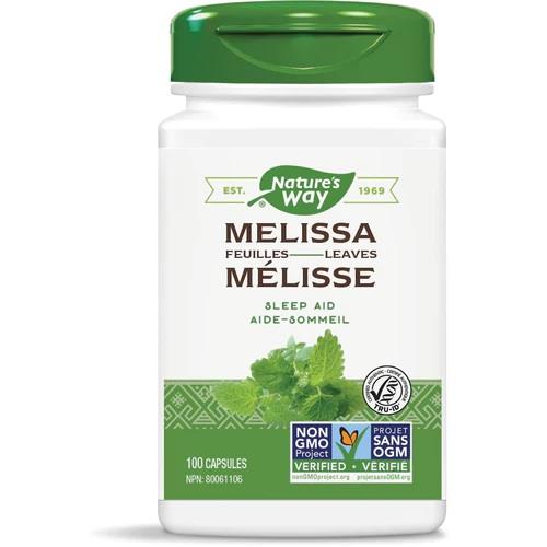 Nature's Way Melissa Leaves 500mg 100Vcaps