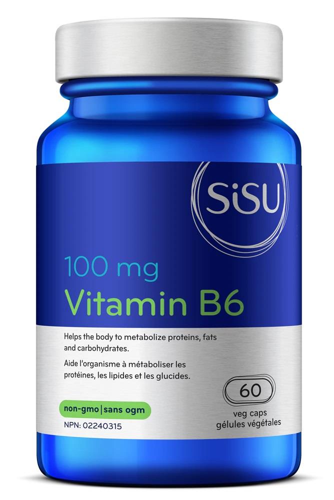SISU Vitamin B6 100mg 60Vcaps