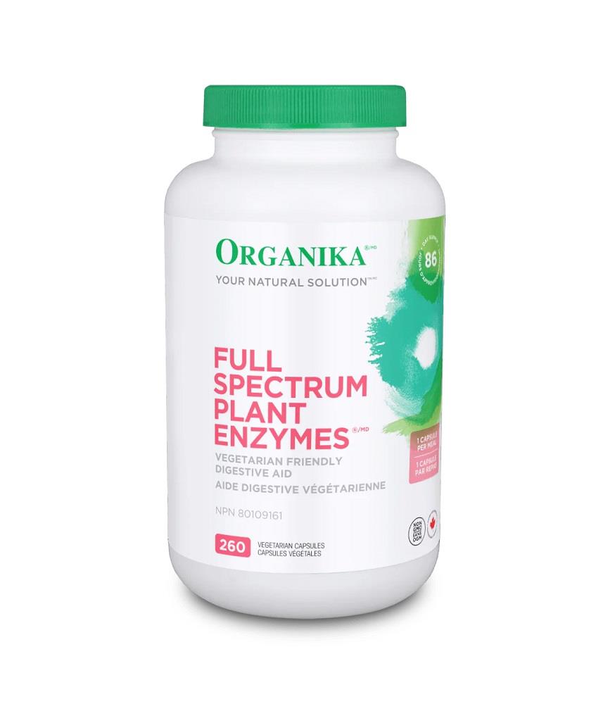 Organika Full Spectrum Plant Enzymes 260Caps