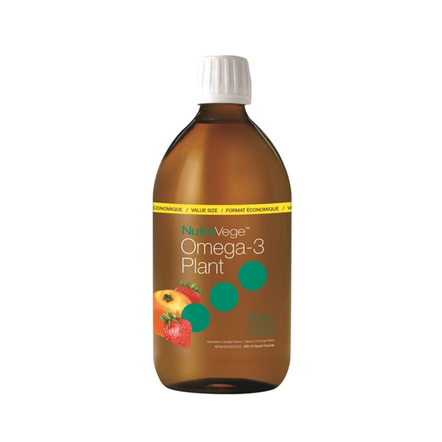 Ascenta NutraVege Omega-3 Plant Strawberry Orange 500ml