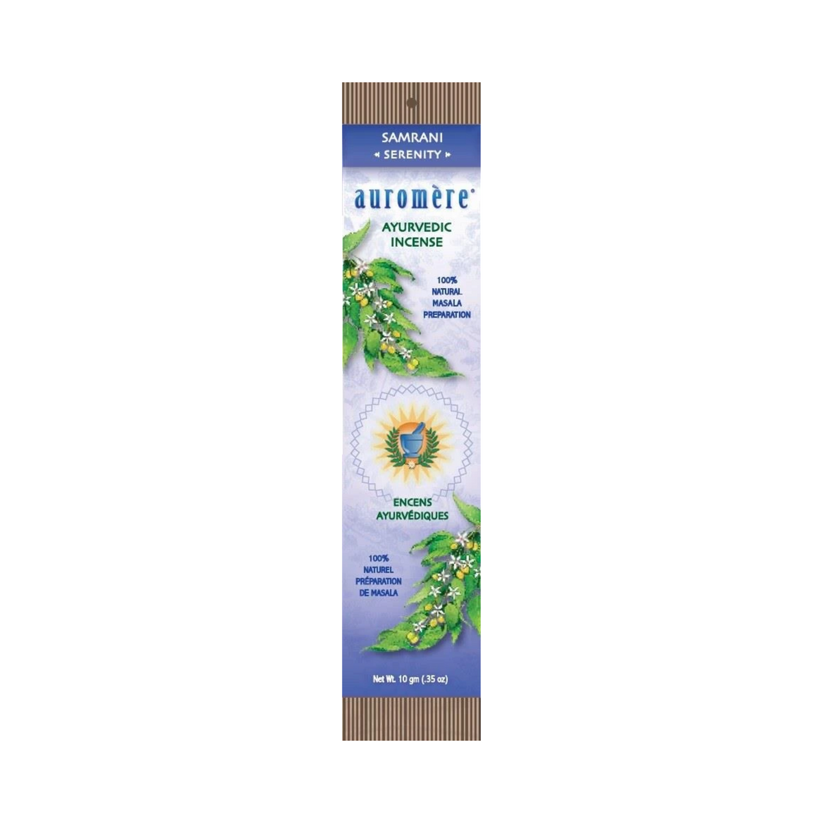Auromere Ayurvedic Incense – SAMBRANI – Serenity