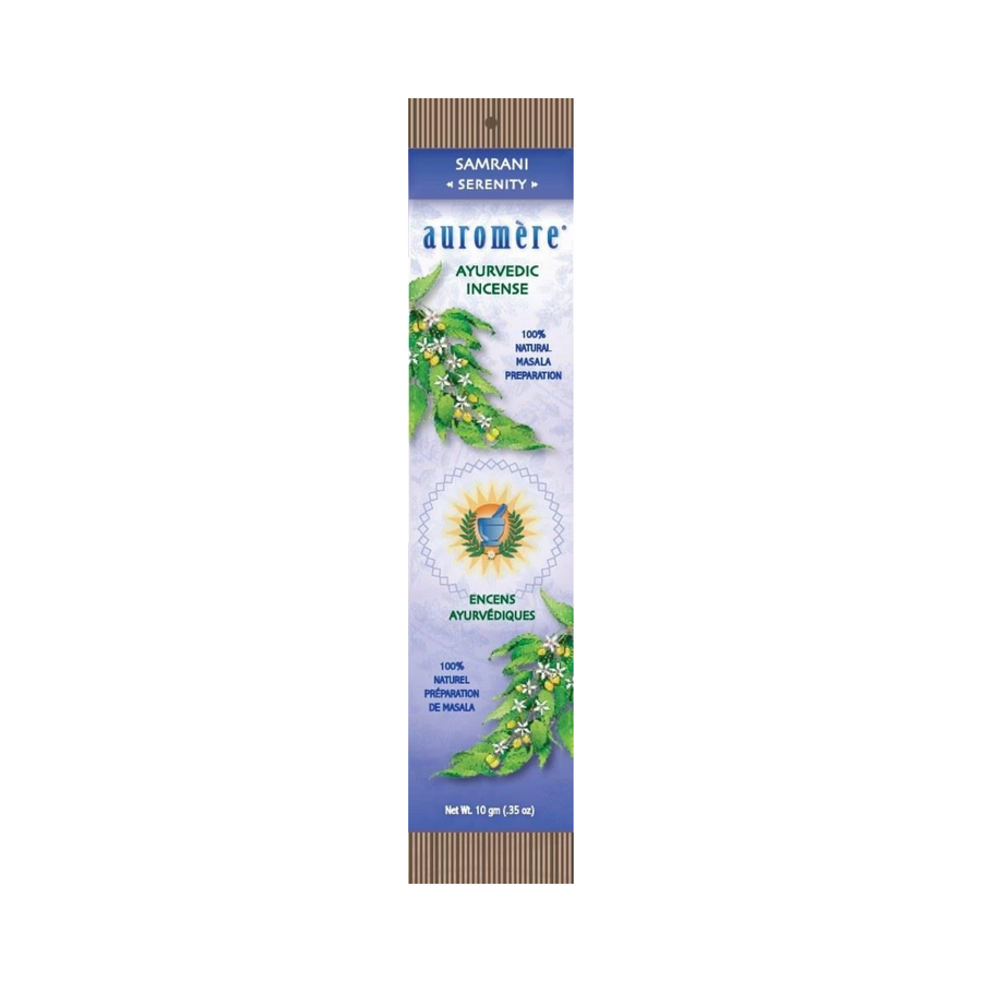Auromere Ayurvedic Incense – SAMBRANI – Serenity