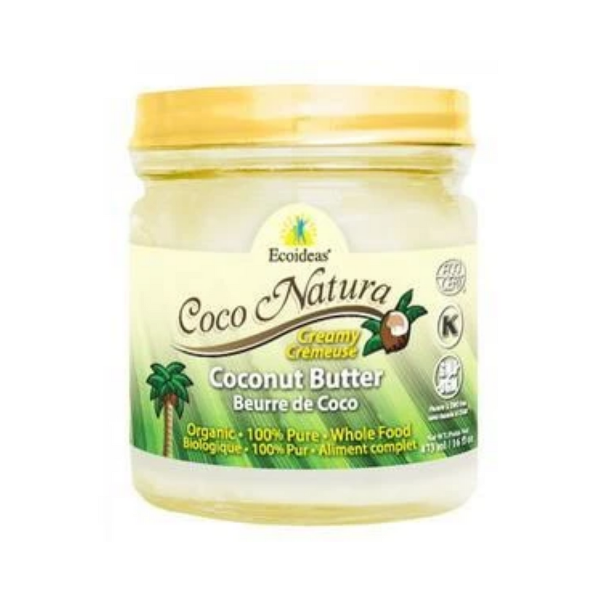 Ecoideas Coco Natura Organic Coconut Butter 473ML