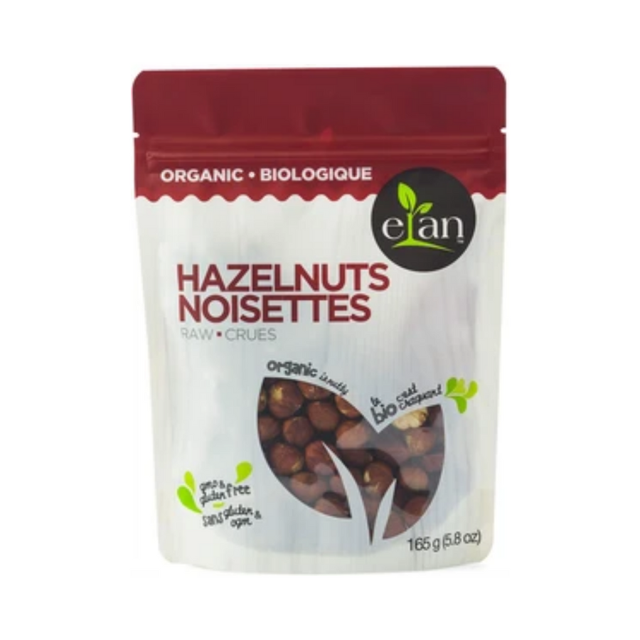 ELAN Organic Raw Hazelnuts 165G