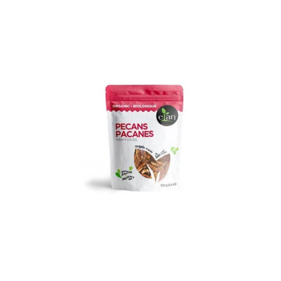 Elan Organic Raw Pecans 125G