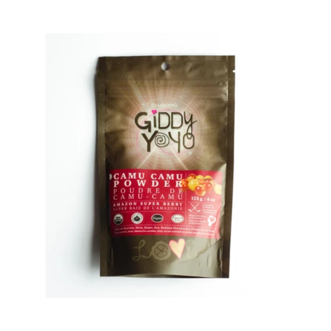 Giddy Yoyo  Camu Camu Powder (Peru) Certified Organic 113G