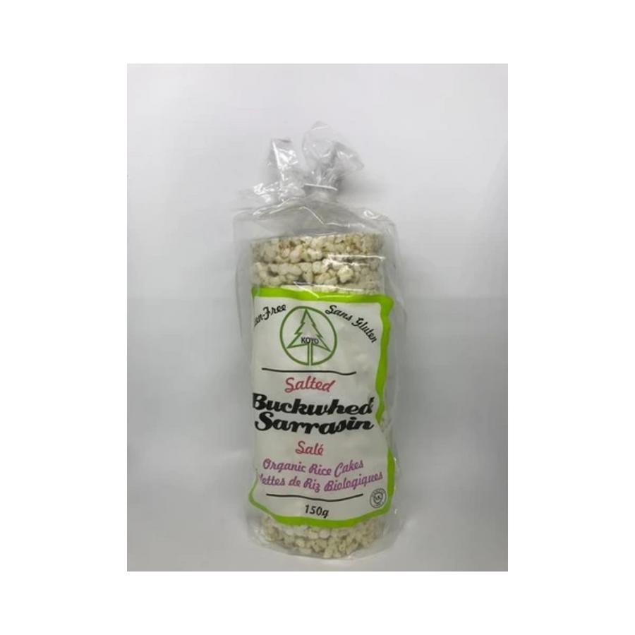 Koyo Rice cakes  Buckwheat Unsalted 150G