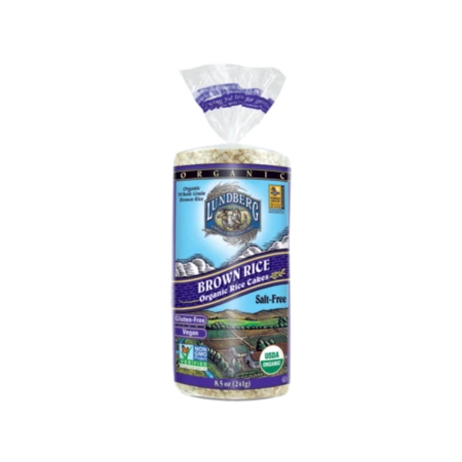Lundberg Brown Rice Cakes  Unsalted  241G