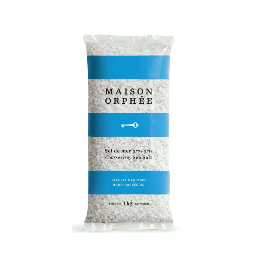 Maison Orphee Coarse Grey Sea Salt 1KG