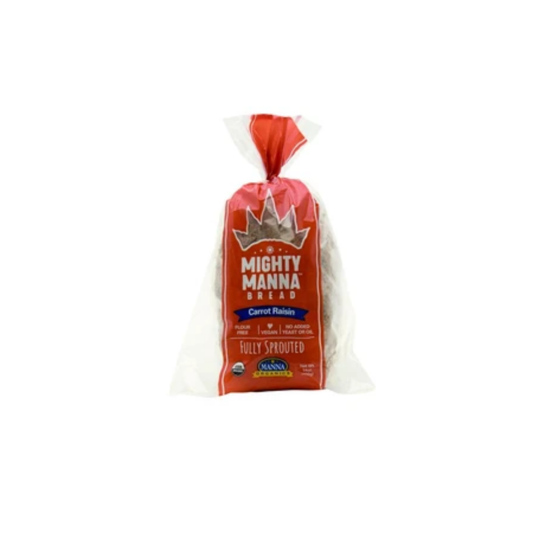 Manna Organics Organic Sprouted Bread Carrot Raisin