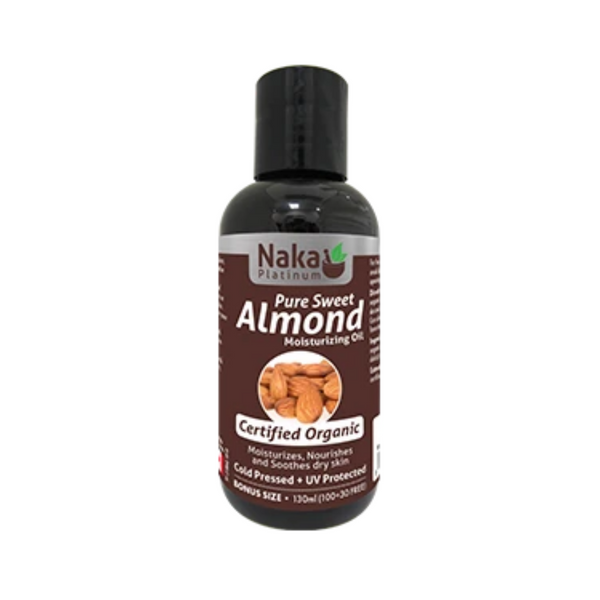 Naka Platinum Pure Sweet Organic Almond Moisturizing Oil 130ml