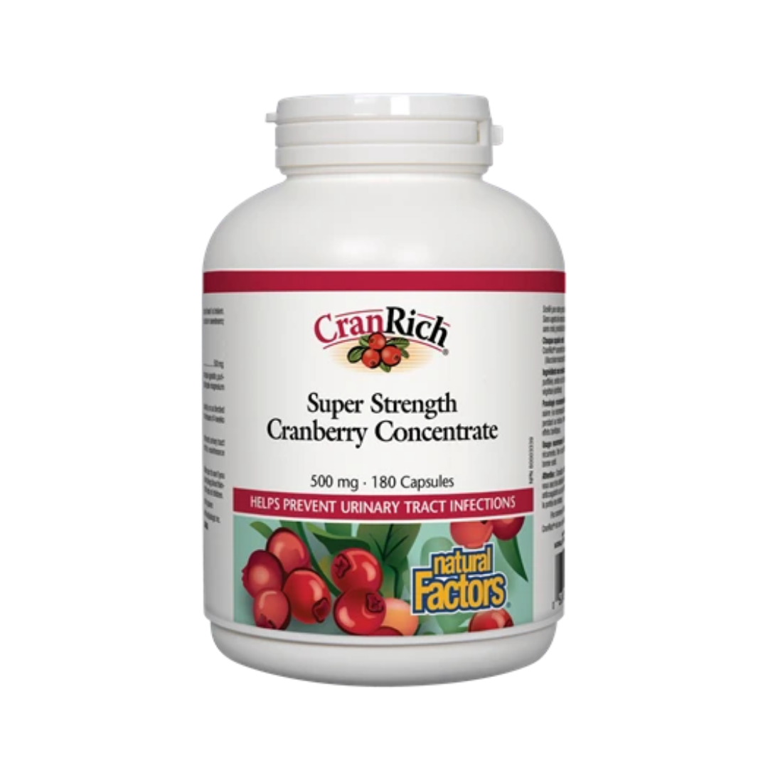 Natural Factors Super Strength Cranberry 180Caps