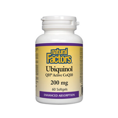 Natural Factors Ubiquinol 200mg 60softgels