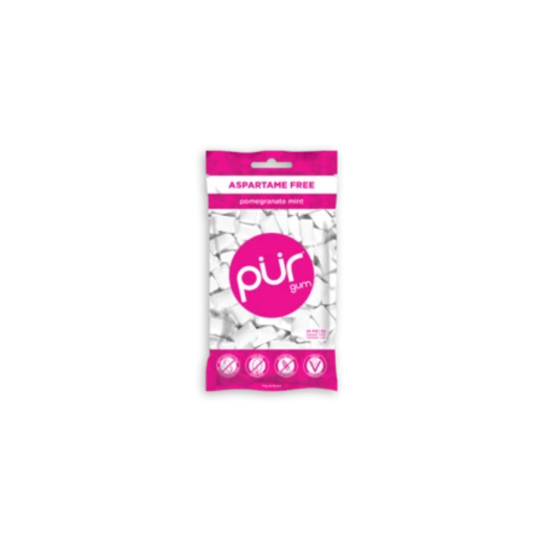 PUR Pomegranate Mint Gum 55 Pieces