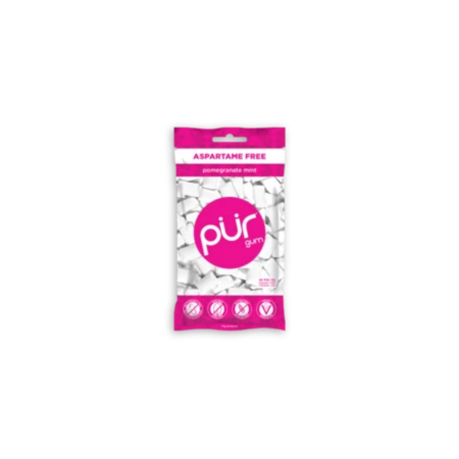 PUR Pomegranate Mint Gum 55 Pieces