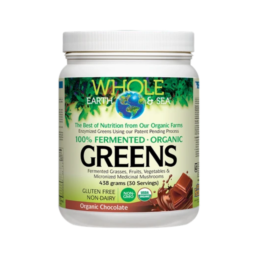 Whole Earth and Sea Fermented Organic Greens - Chocolate