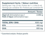 Ascenta NutraVege Extra Strength Omega-3 Cranberry Orange 200ml