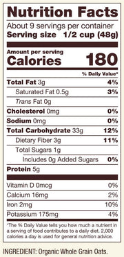 Bob's Organic Old Fashoned Rolled Oats