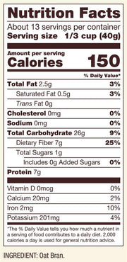 Bob's Oat Bran Cereal