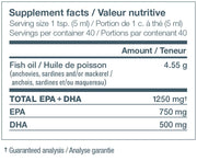 Ascenta NutriSea Liquid Omega-3 Lemon 200ml